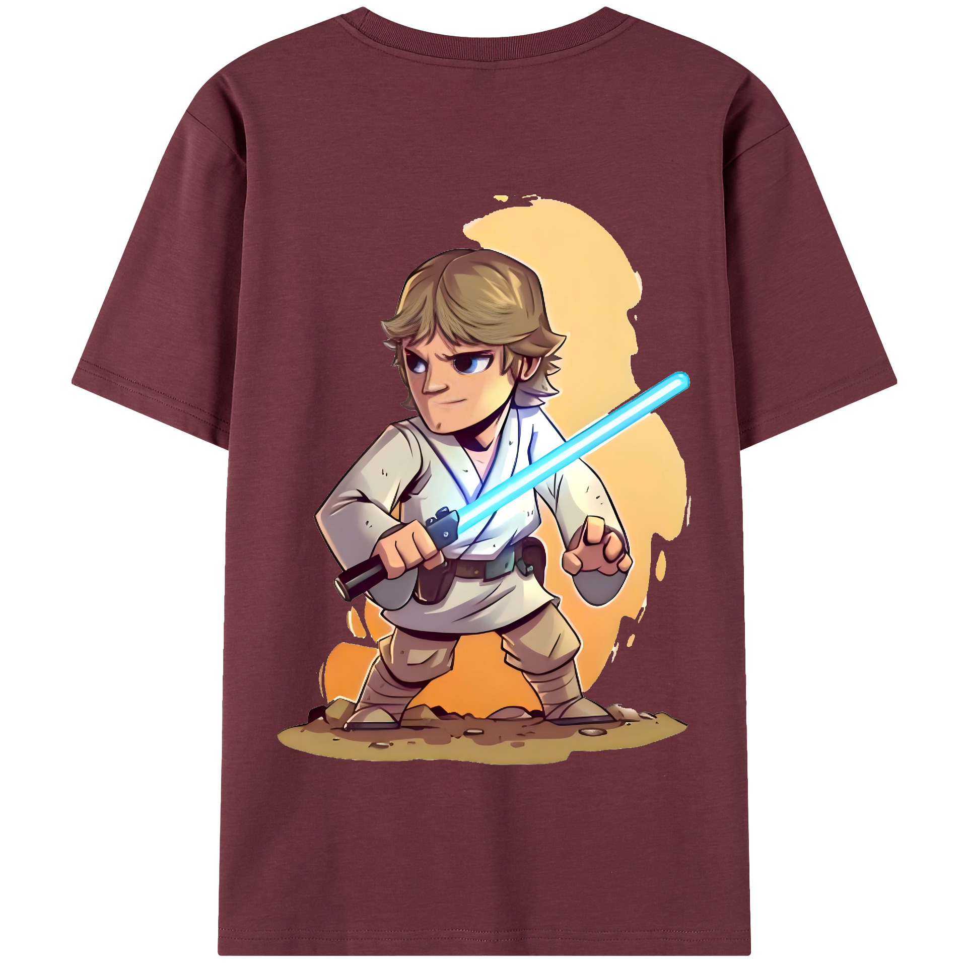 （画像用） スター・ウォーズ Star Wars 綿100％半袖Tシャツ（背面プリント）